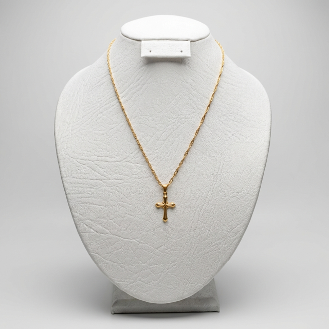 Combo Cadena Singapur Dama + Dije Cruz Gratis