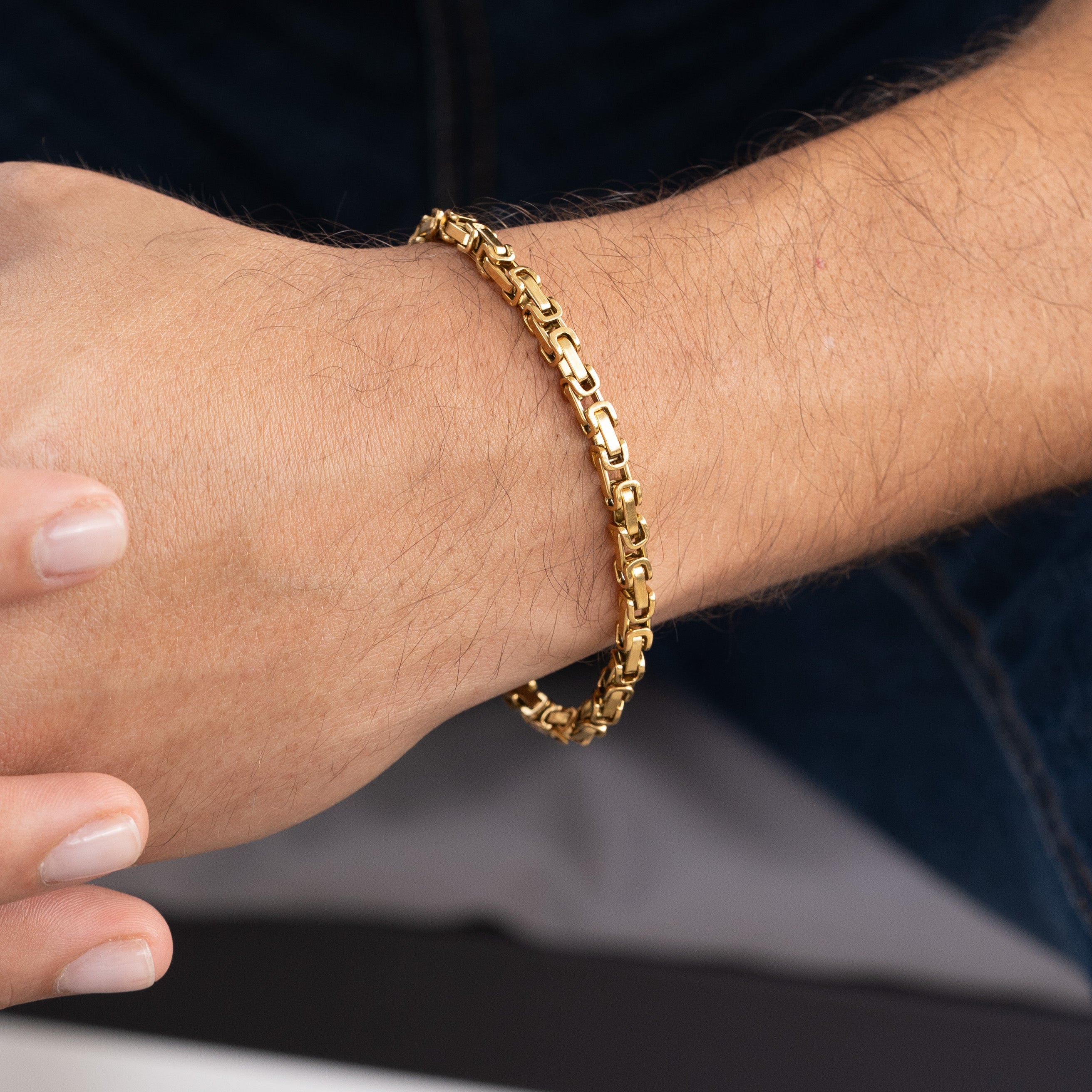 Pulsera Rustica Hombre 4mm