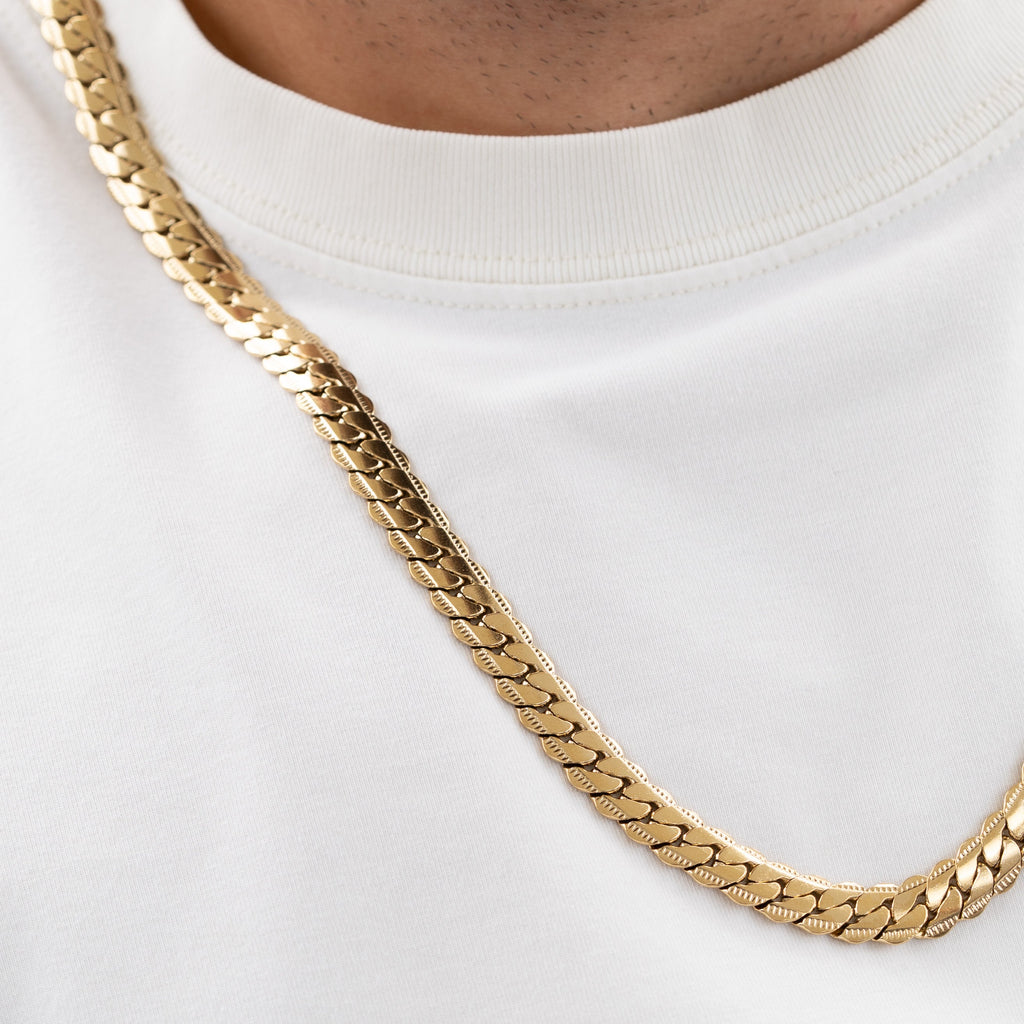 Cadena Grabada Hombre