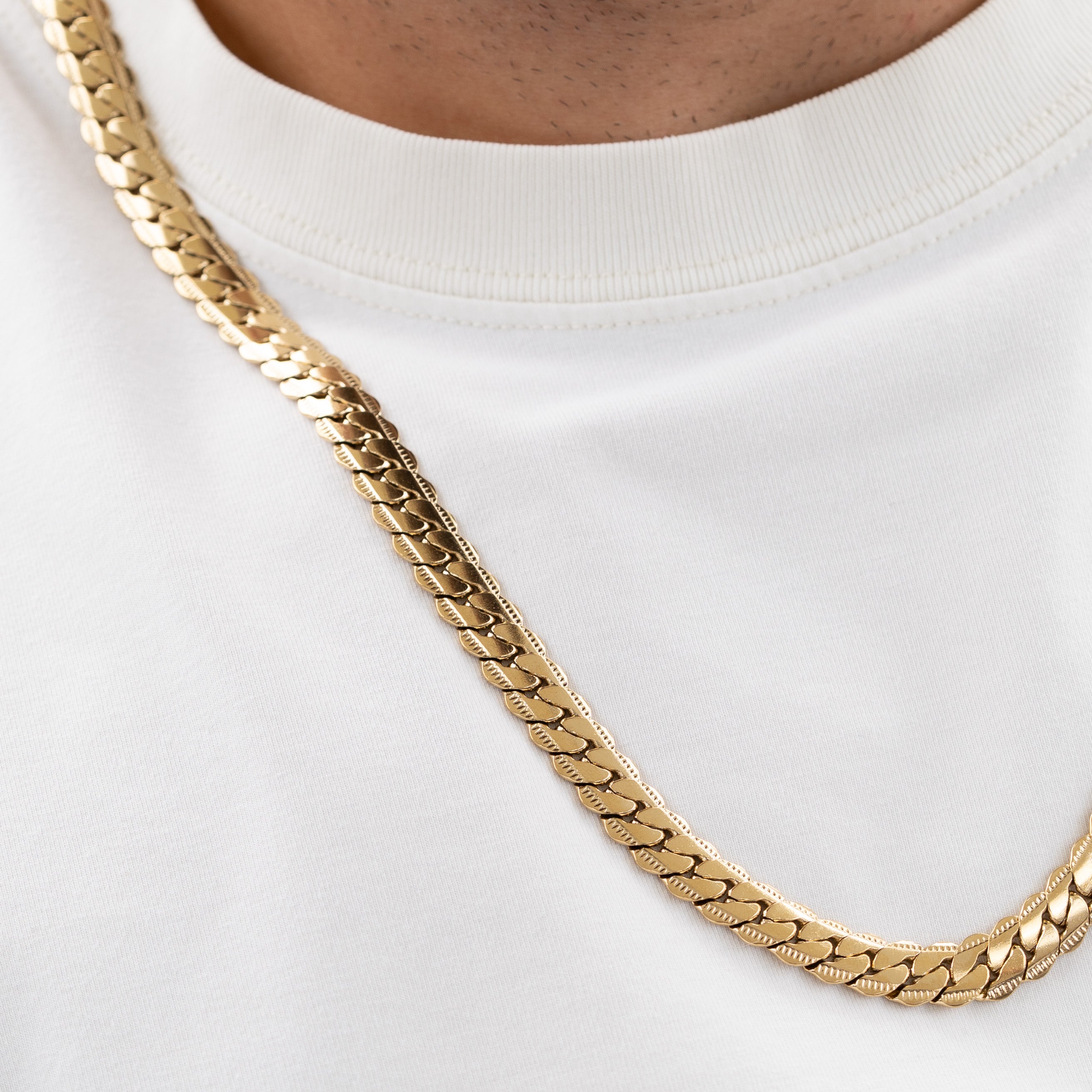 Cadena Grabada Hombre