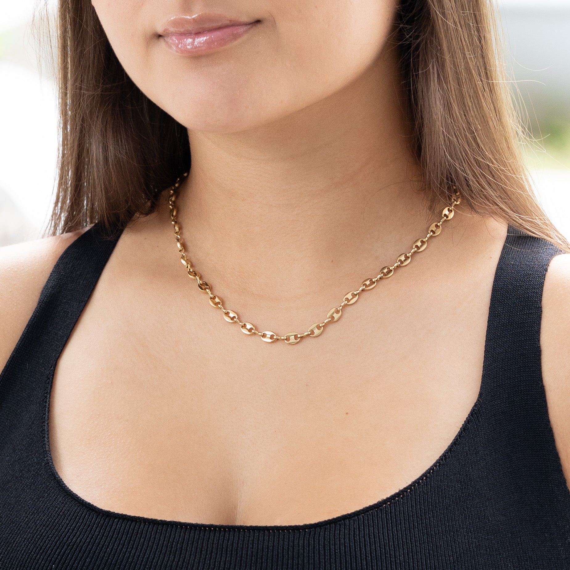 Cadena Grano de Café Mujer