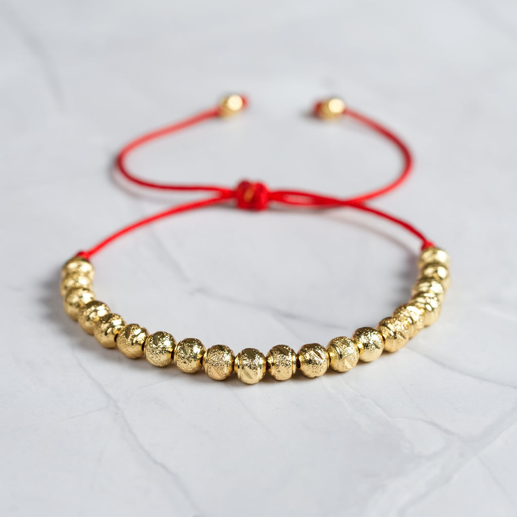 Manilla Hilo Rojo Diamantada 20 B