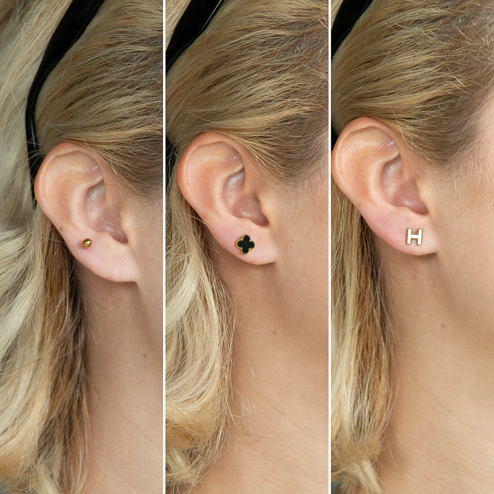 Aretes x 3 Trebol H - Ref39