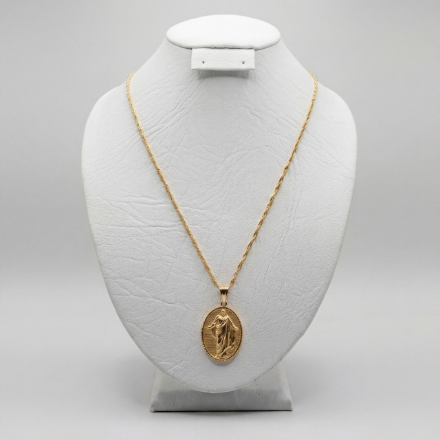 Combo Cadena Singapur Hombre + Dije Jesús Gratis